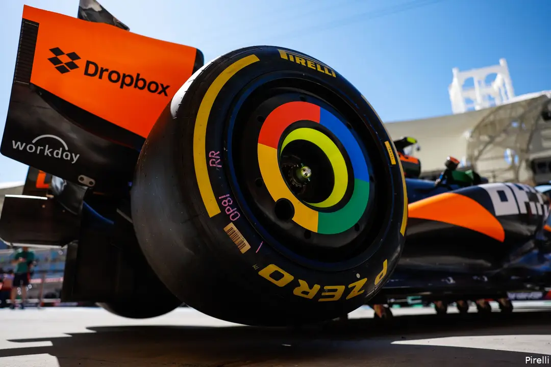 Een overstap naar een kleinere band brengt Pirelli extra kopzorgen. (Foto: Pirelli)