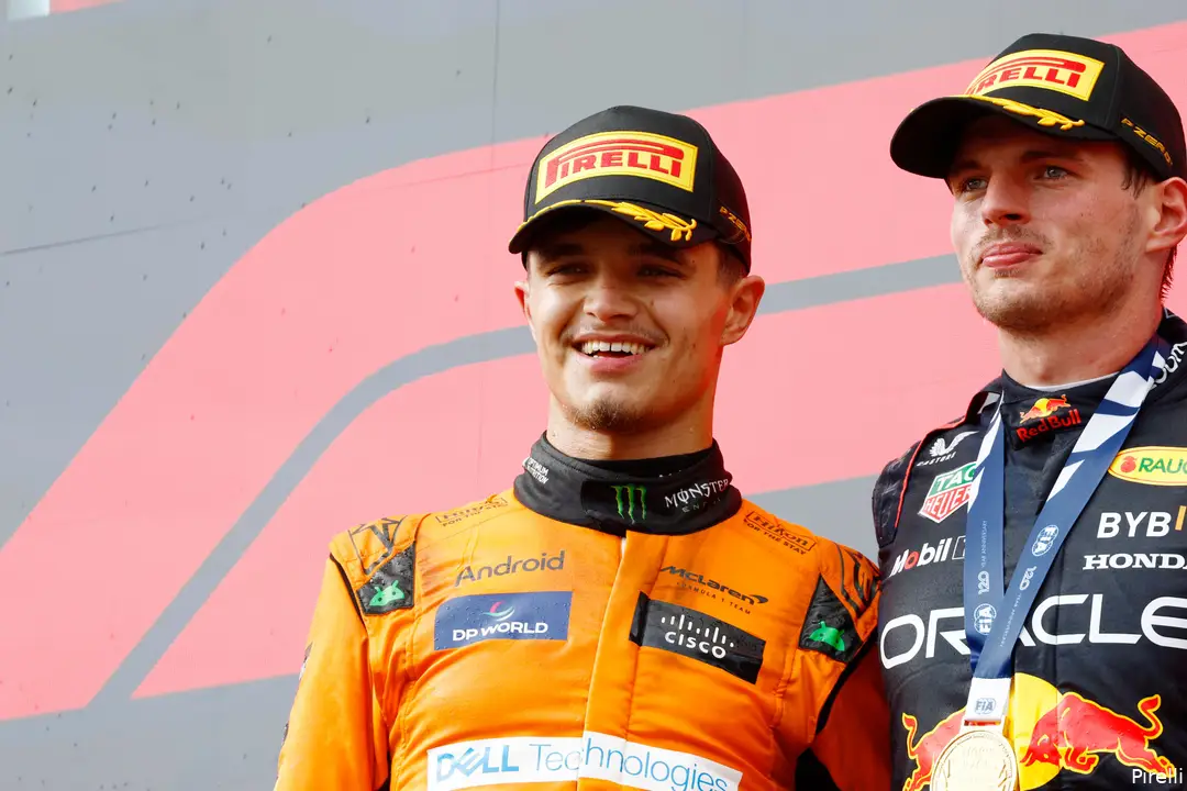 31 sunday imola 2024 mclaren norris verstappen