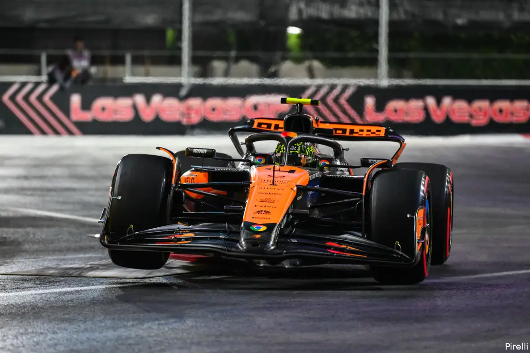Norris kreeg Verstappen de hele race niet te pakken.