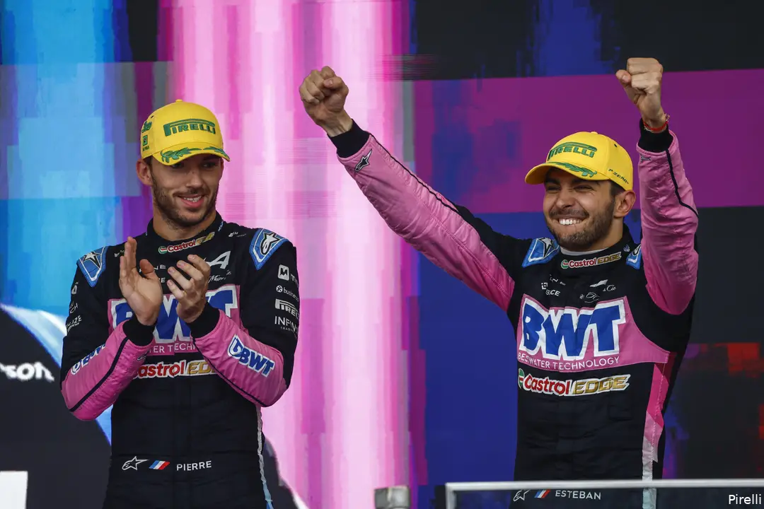 pierre gasly esteban ocon alpine gp sao paulo zondag 2024