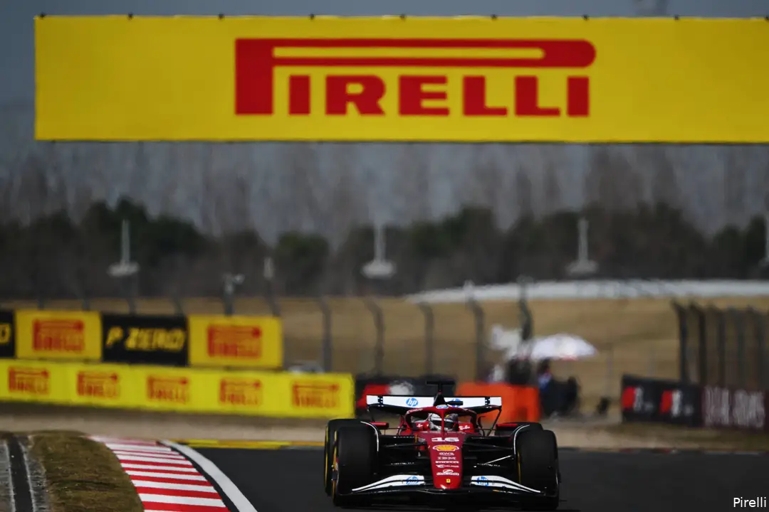 Leclerc kwam niet verder dan een vierde plek in de sprintkwalificatie in China.