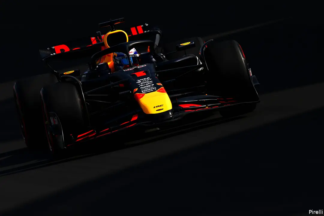 Verstappen in China.