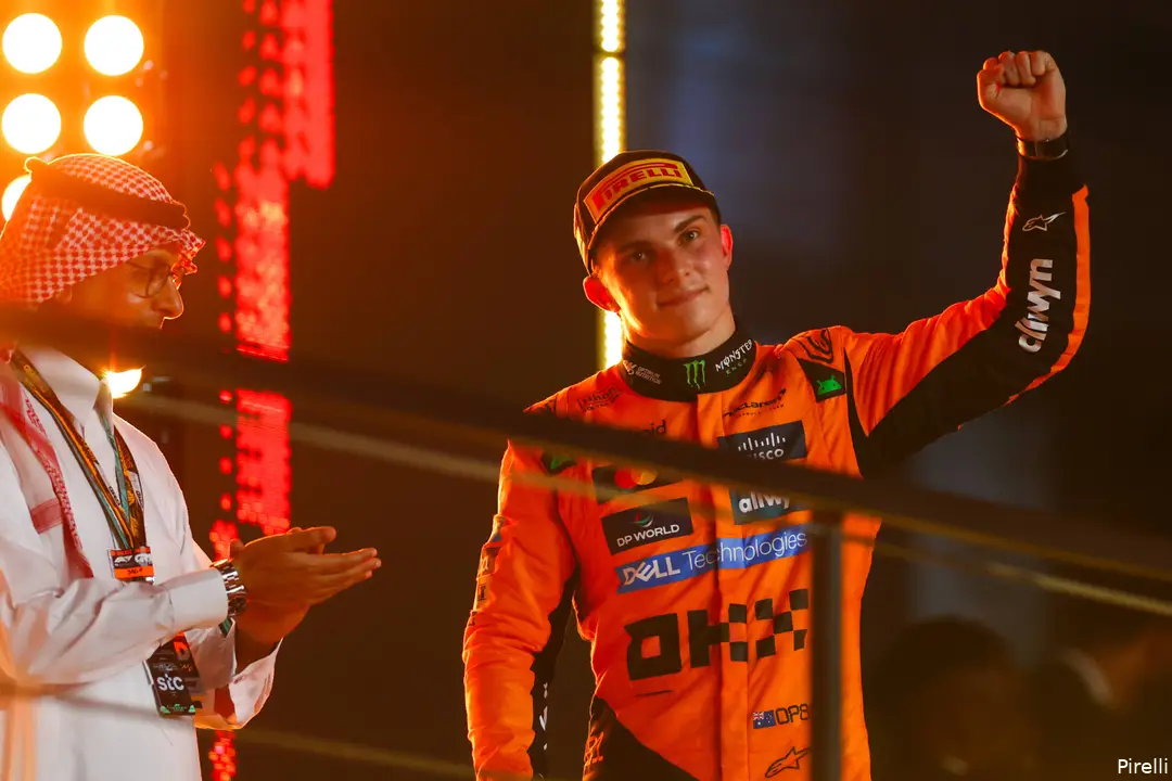 <i>Oscar Piastri leidt nu het coureurskampioenschap.</i>