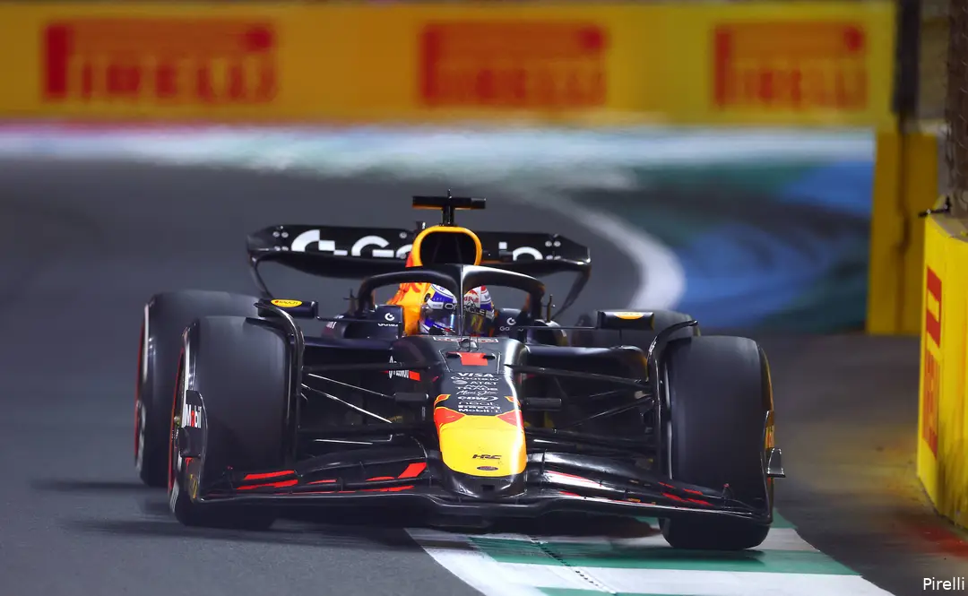 pirelli red bull racing max verstappen gp saoedi arabie 2025 zondag 2