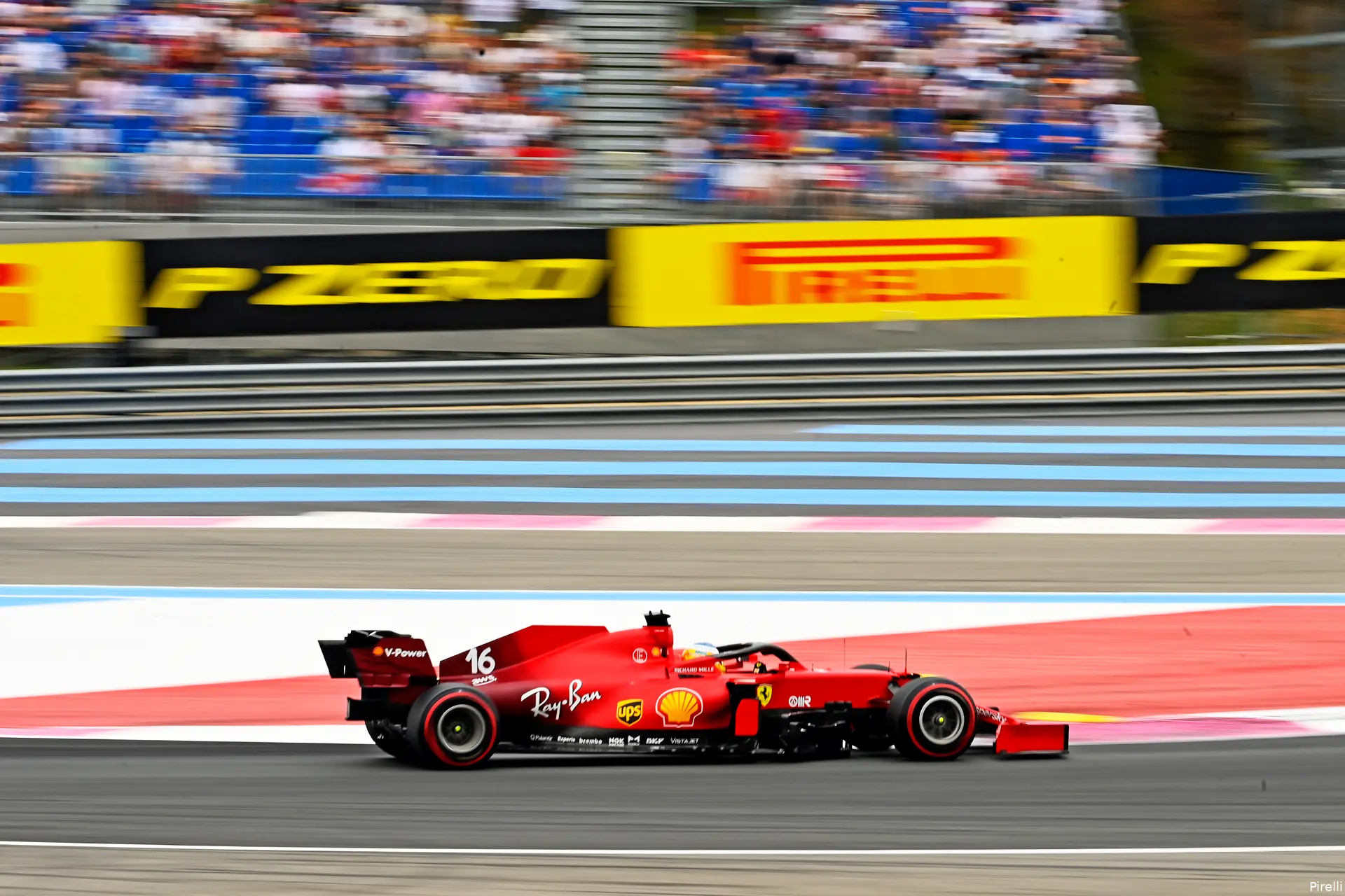 ferrari frankrijk paul ricard leclerc