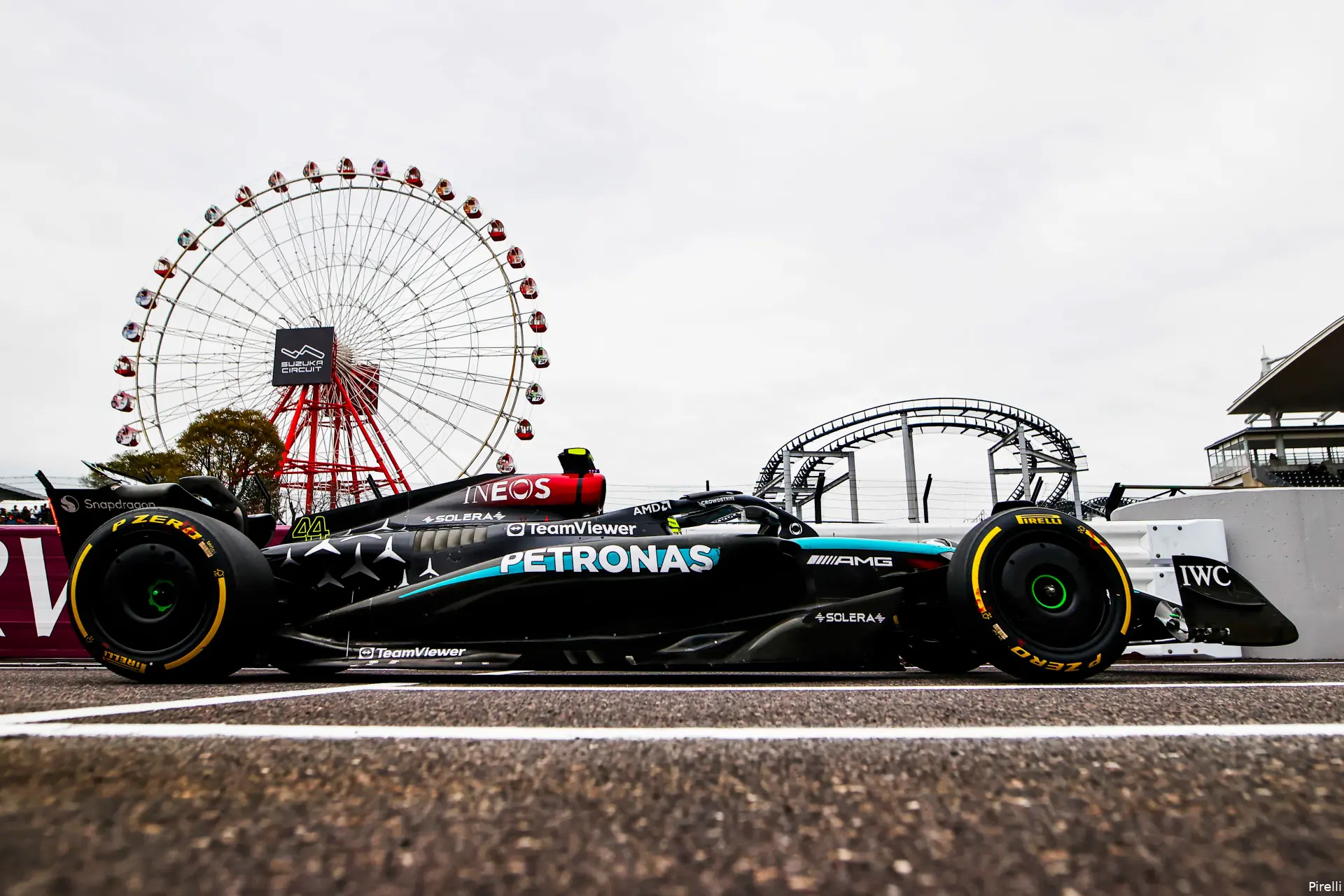 27 friday suzuka 2024 japan mercedes hamilton