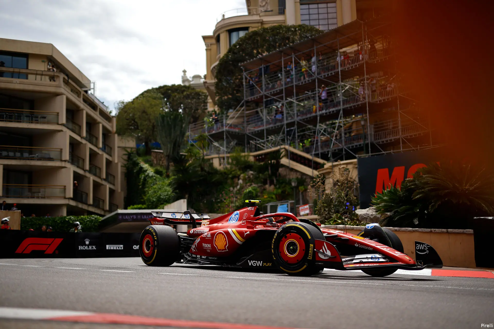 carlos sainz ferrari monaco 23 friday montecarlo 2024