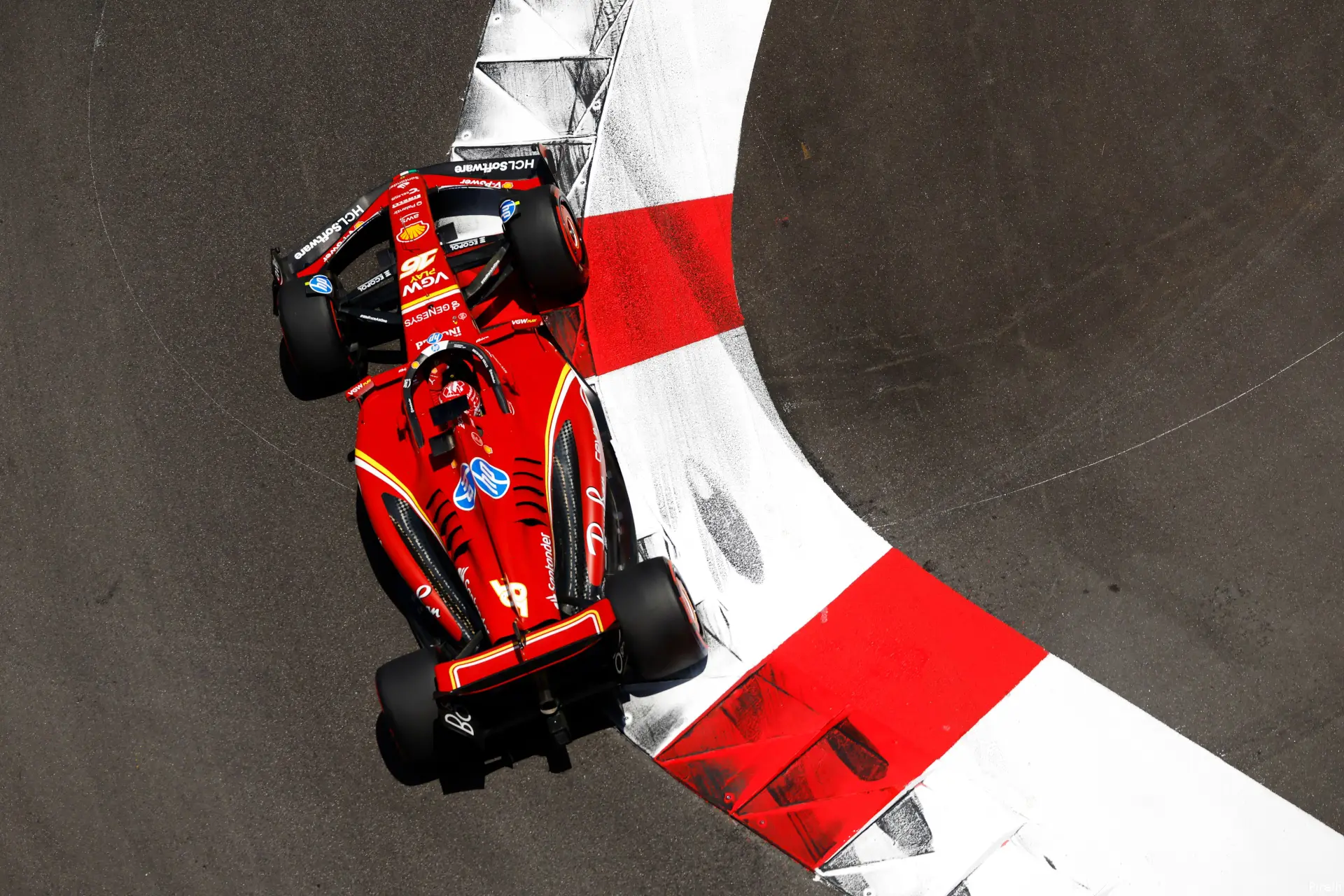 pirelli monaco zaterdag leclerc