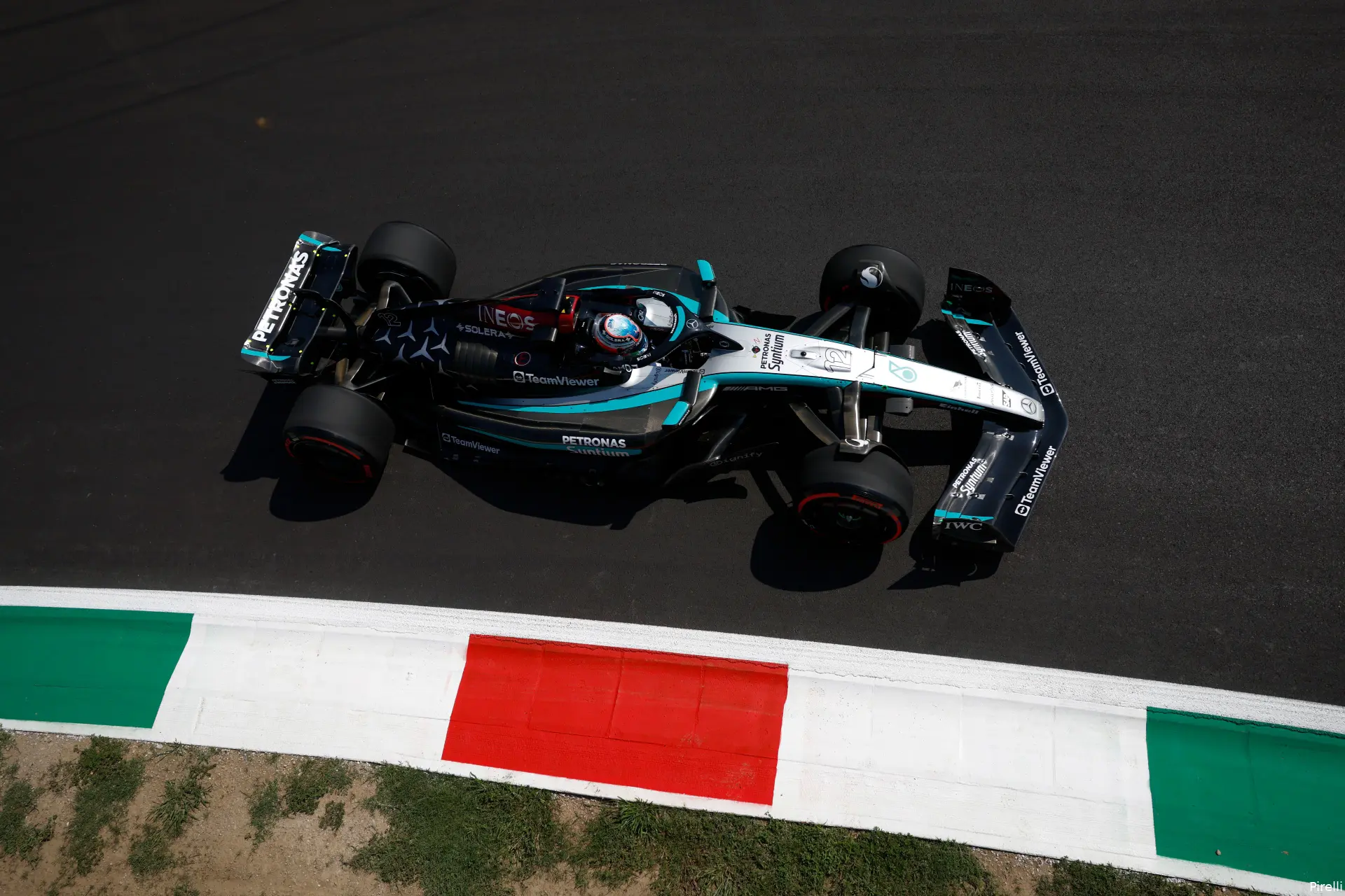 george russell mercedes 6 friday monza 2024