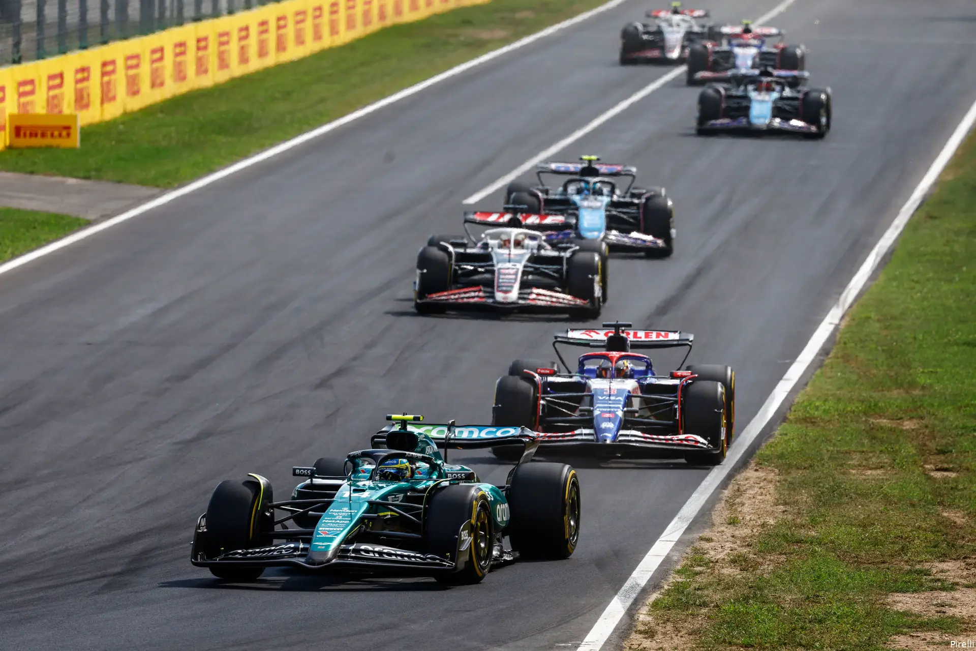 fernando alonso daniel ricciardo 9 sunday monza 2024