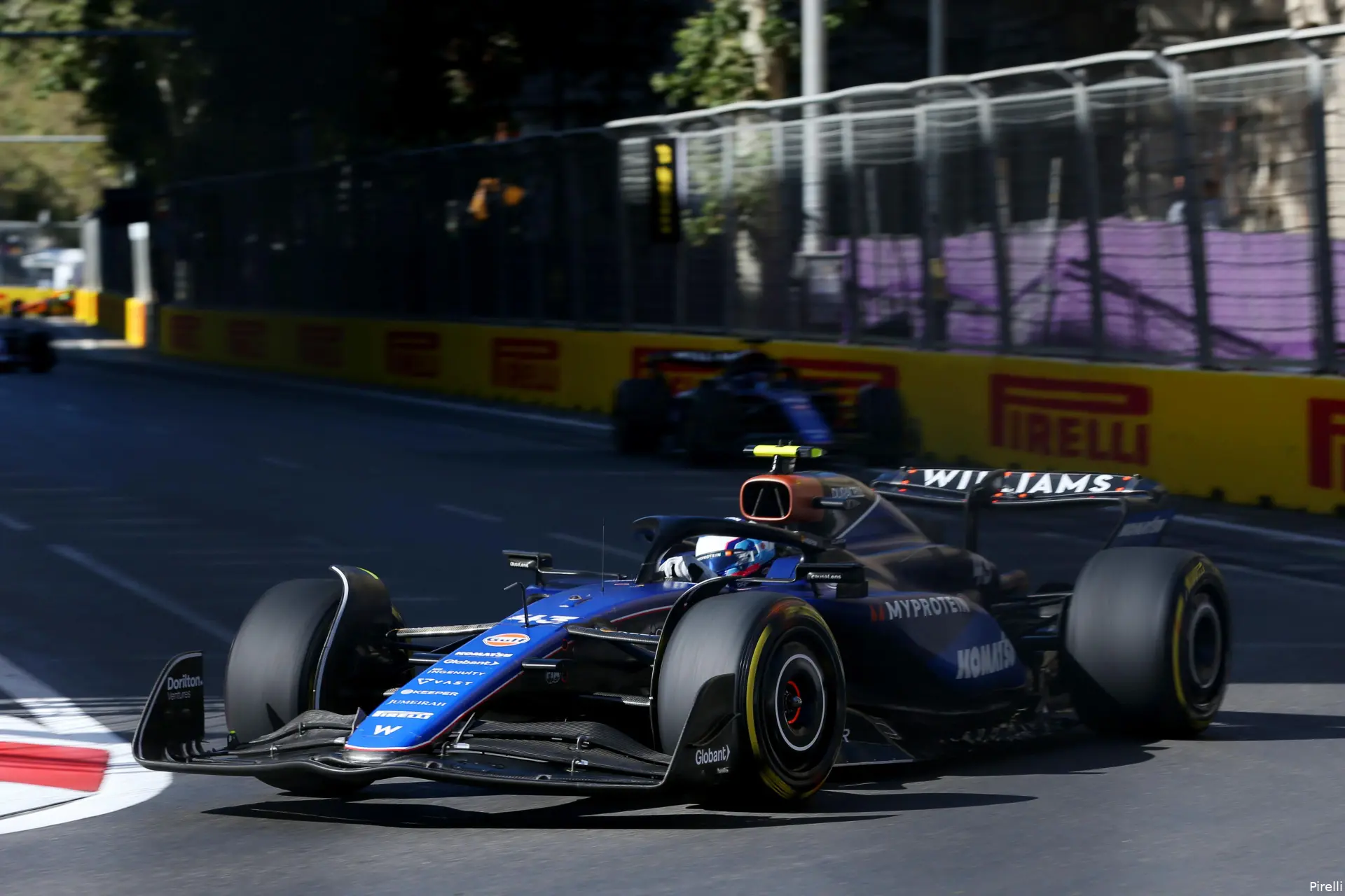 williams franco colapinto pirelli gp azerbeidzjan 2024 zondag