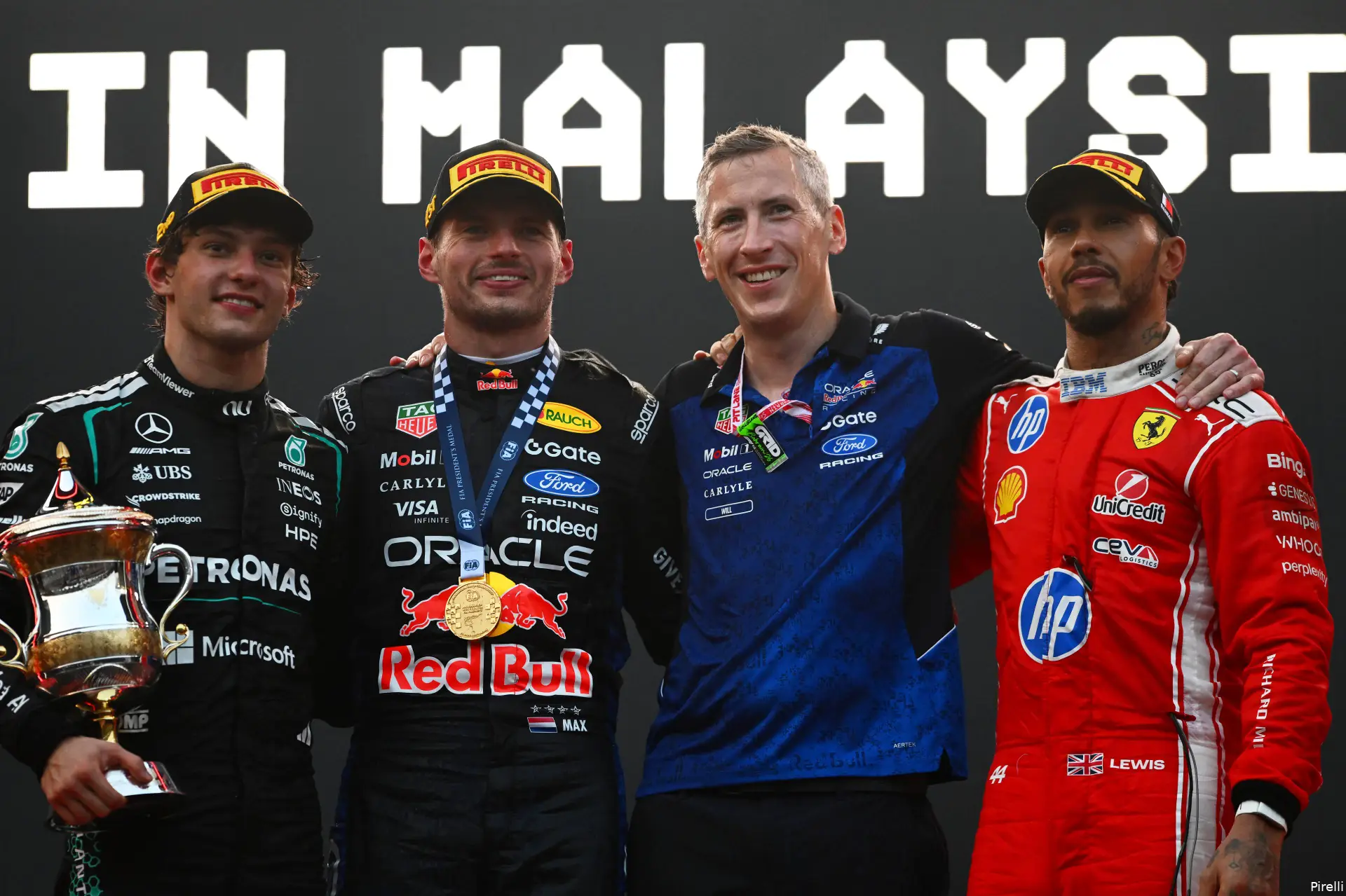 maleisië-bahrein-sepang-max-verstappen-podium-win-red-bull-racing--lewis-hamilton-ferrari-kimi-antonelli-mercedes-33-kualalumpur-sunday-2026