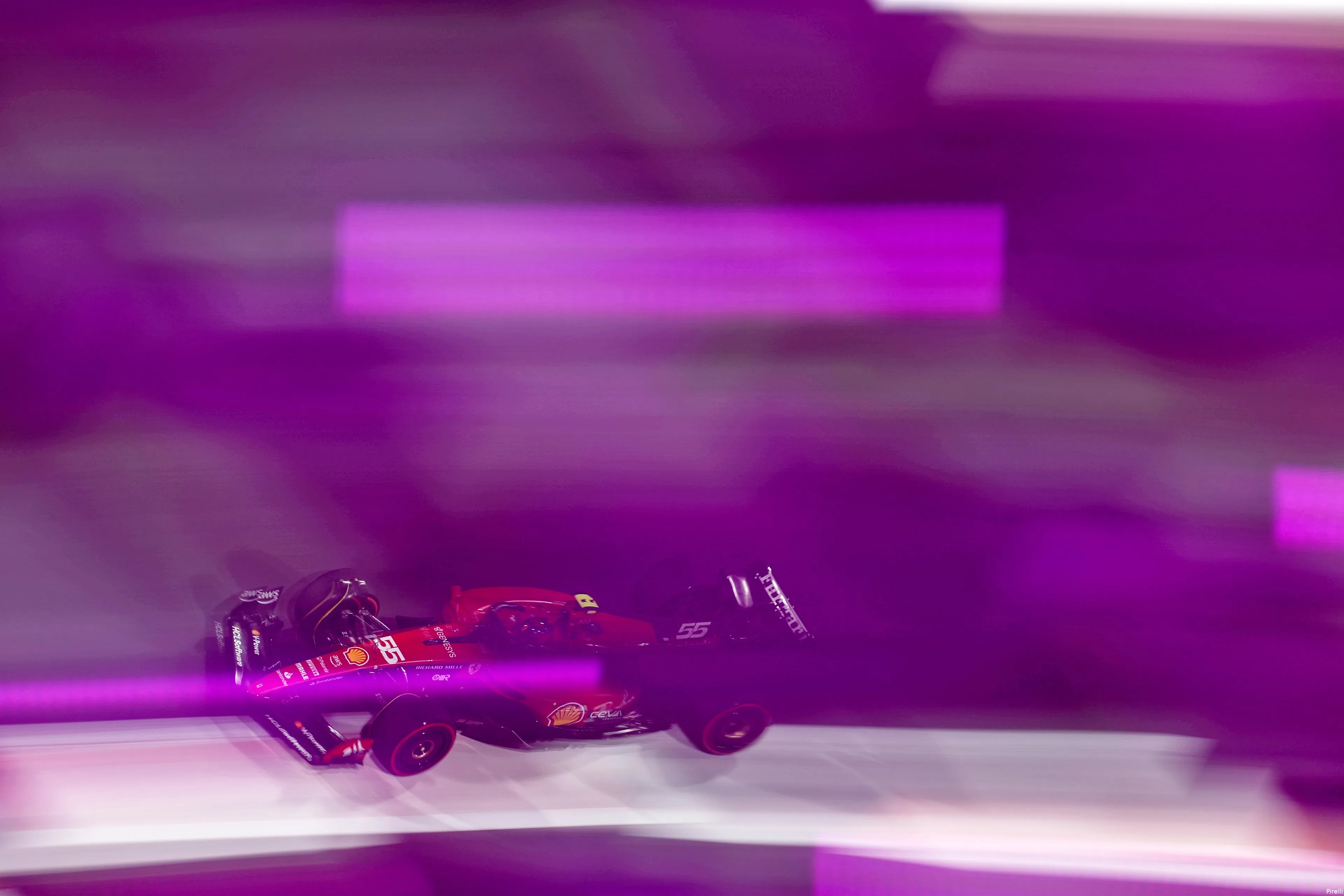 carlos sainz ferrari abu dhabi 6 saturday yasmarina 2023