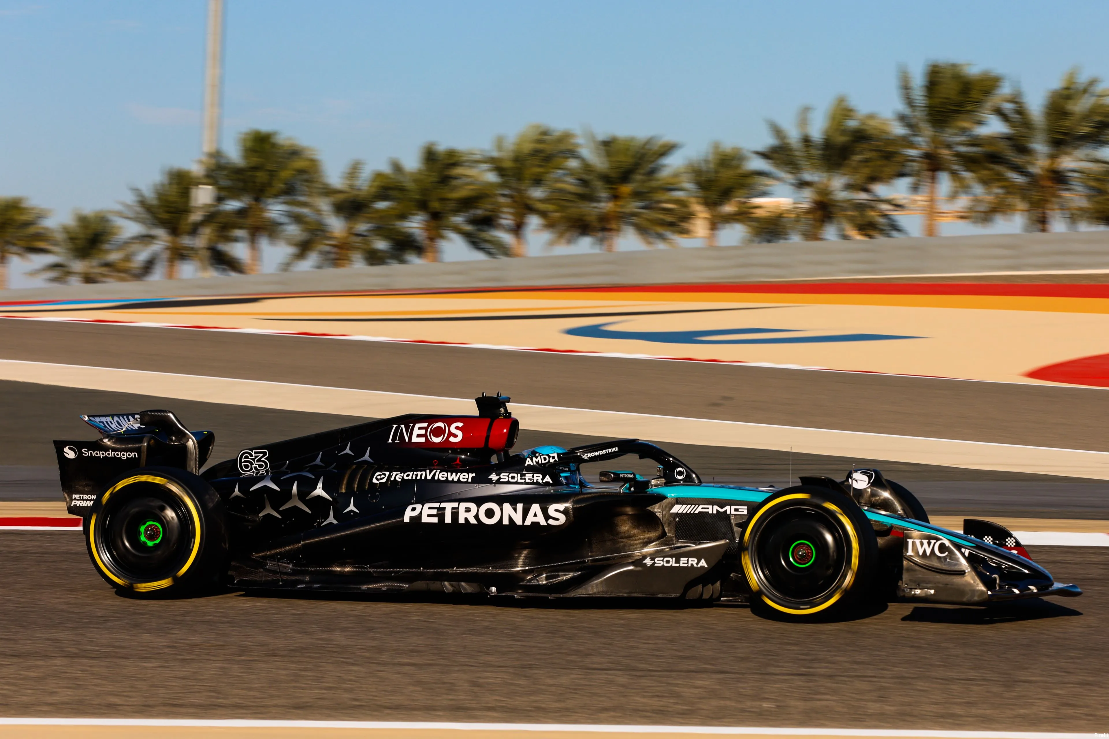 mercedes george russell 2024 bahrein