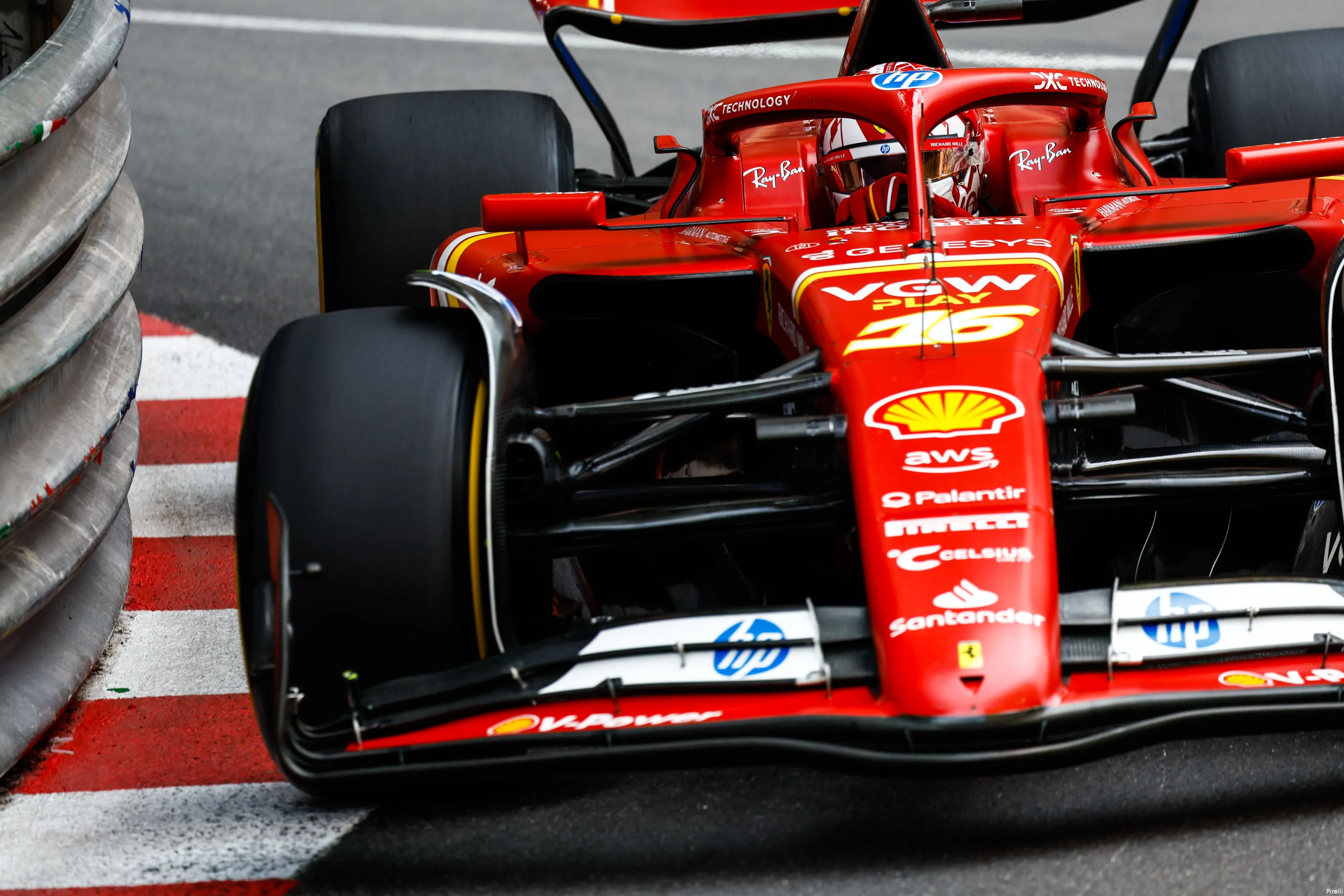 charles leclerc monaco ferrari 4 friday montecarlo 2024