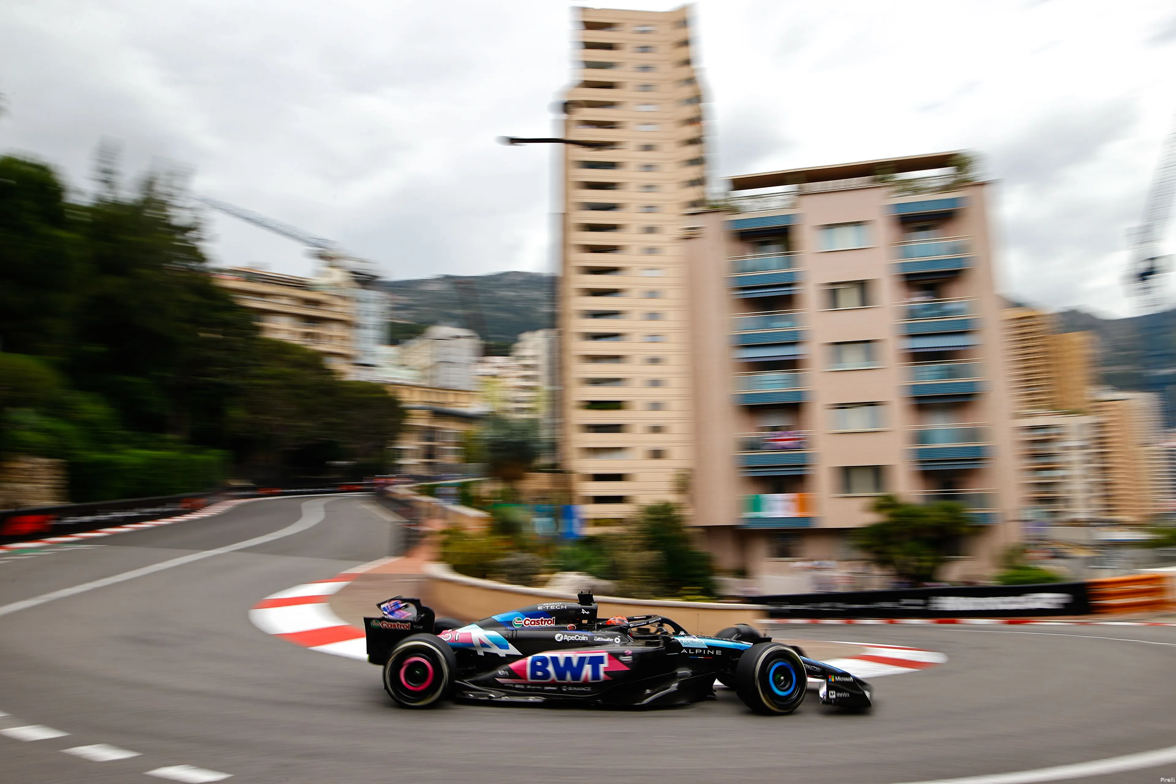 esteban ocon alpine monaco friday montecarlo 2024