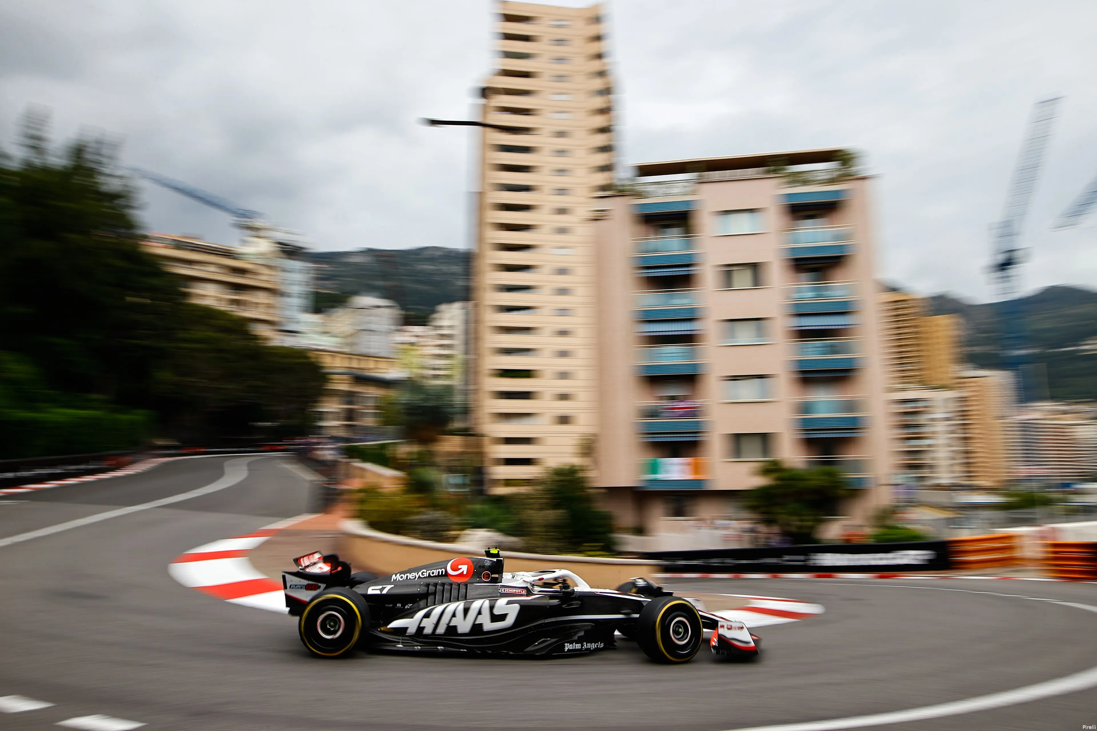 haas nico hulkenberg monaco friday montecarlo 2024
