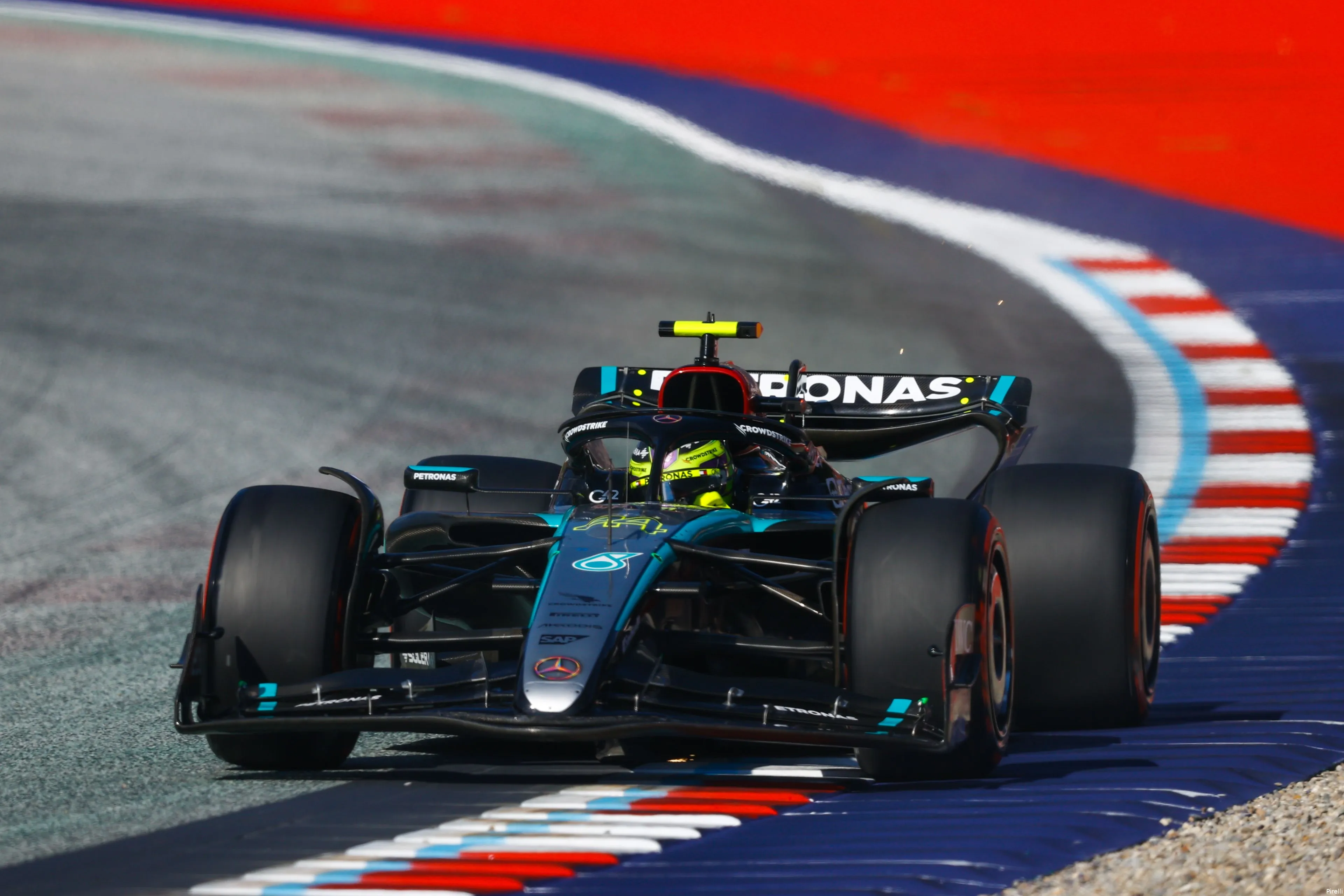 lewis hamilton mercedes oostenrijk vrijdag 2024