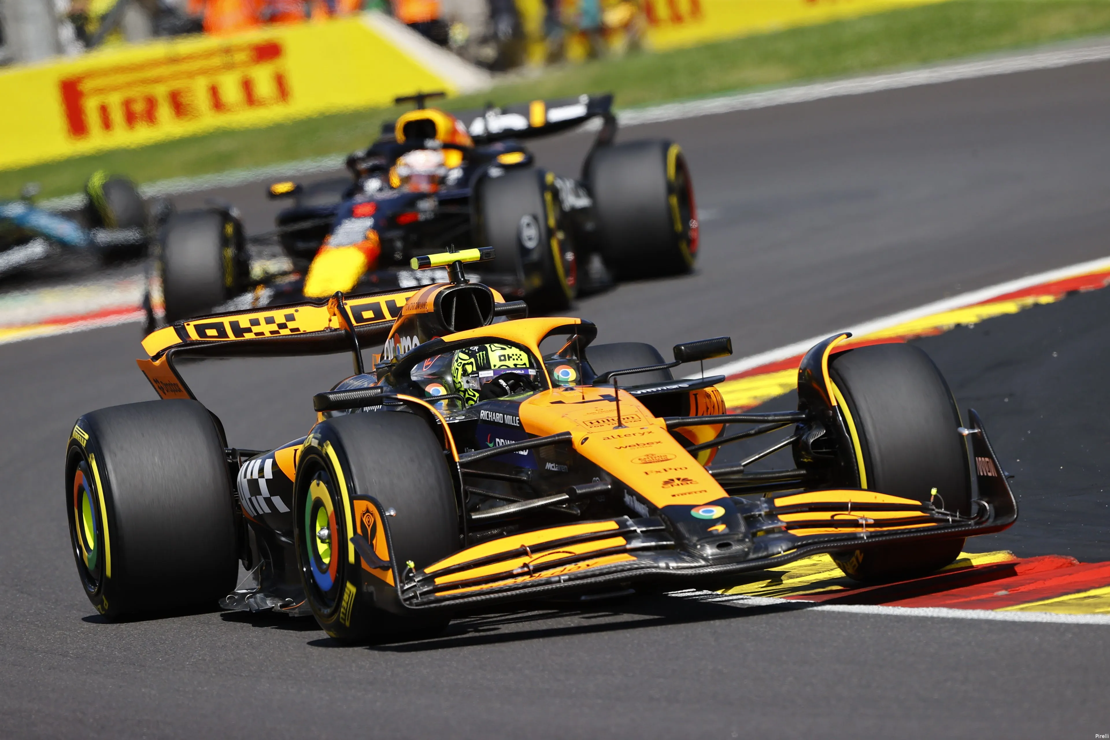 lando norris max verstappen belgie 2024