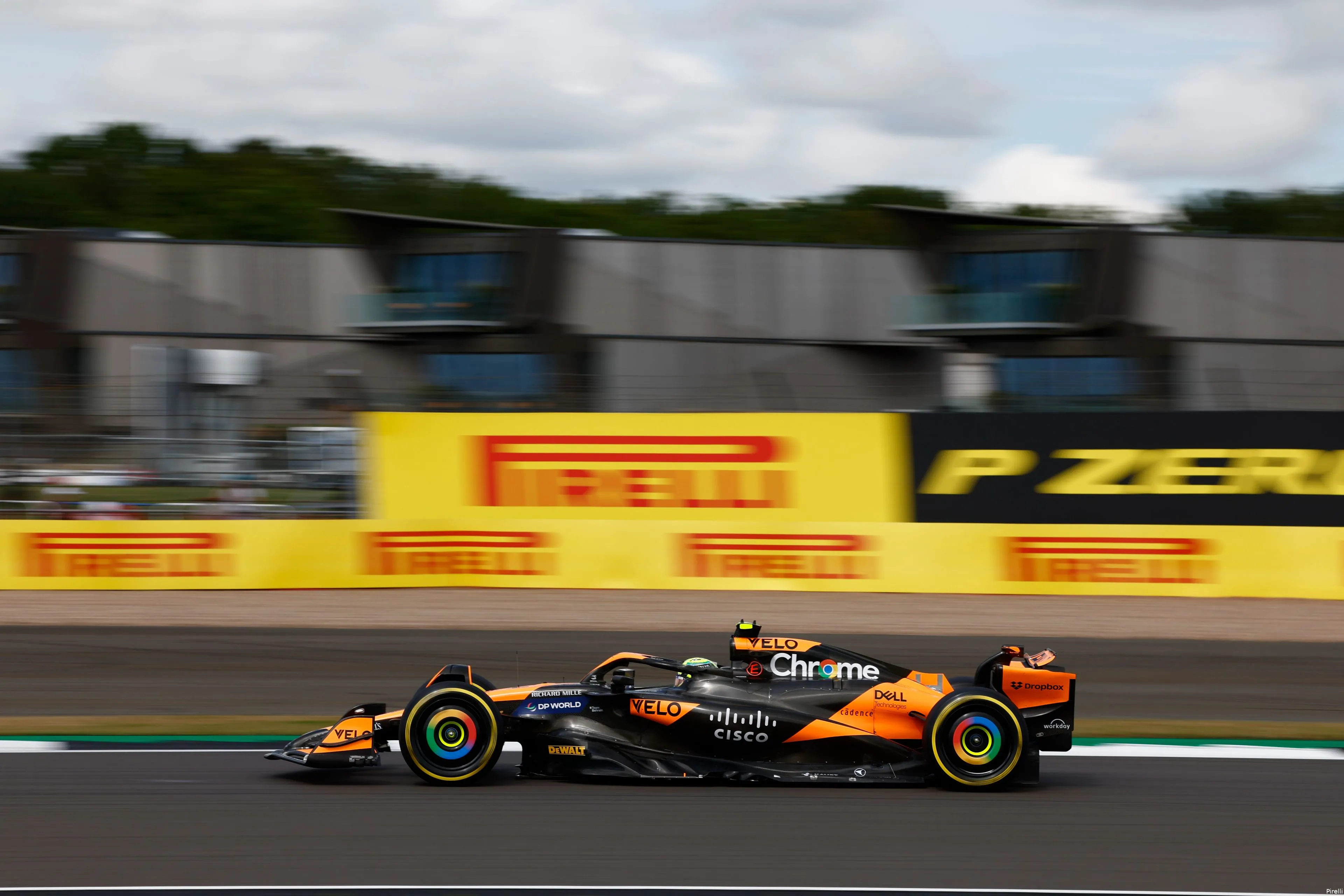 lando norris mclaren pirelli groot brittannie vrijdag 2024