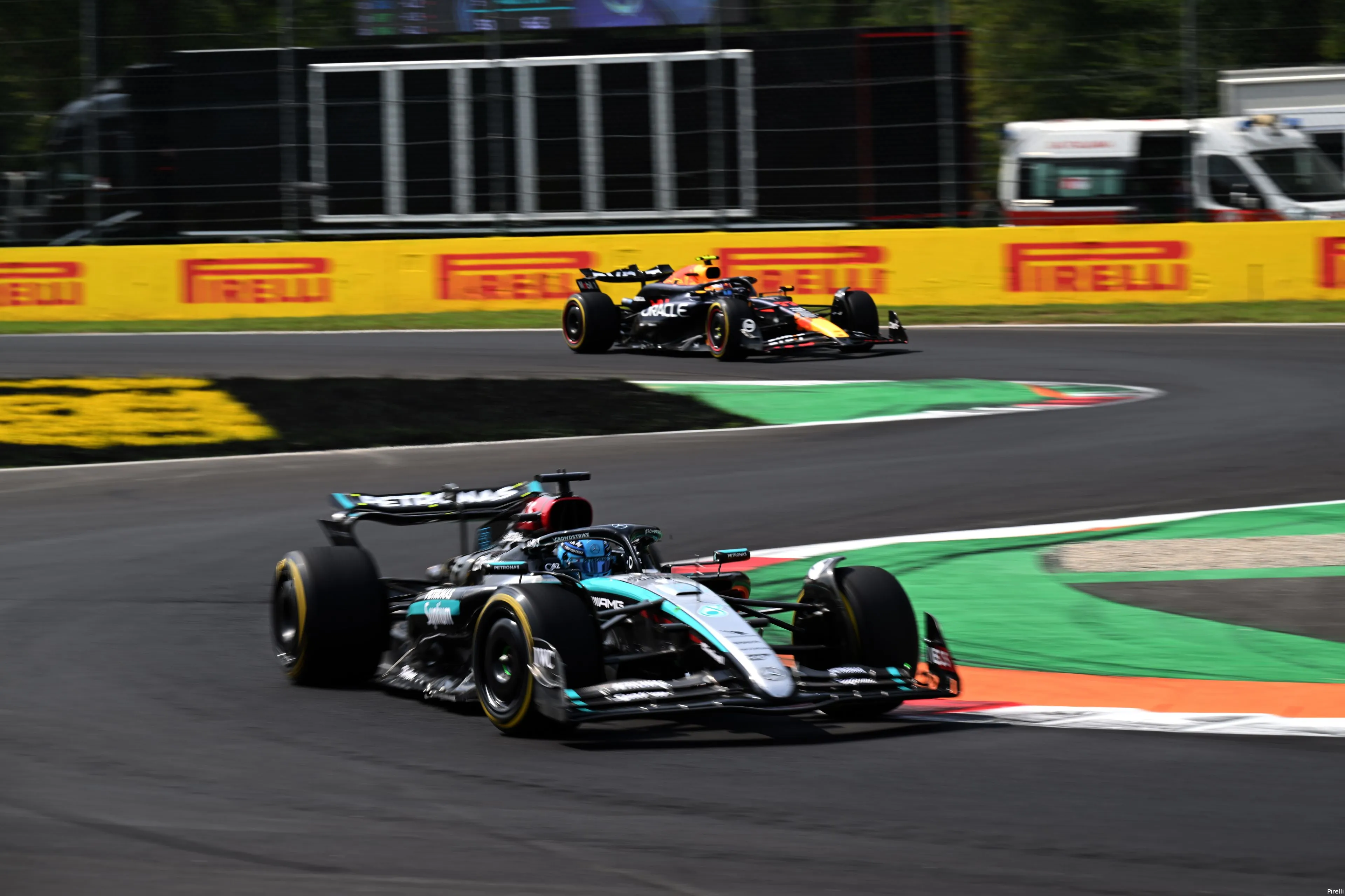 pirelli george russell mercedes gp italie zaterdag 2024