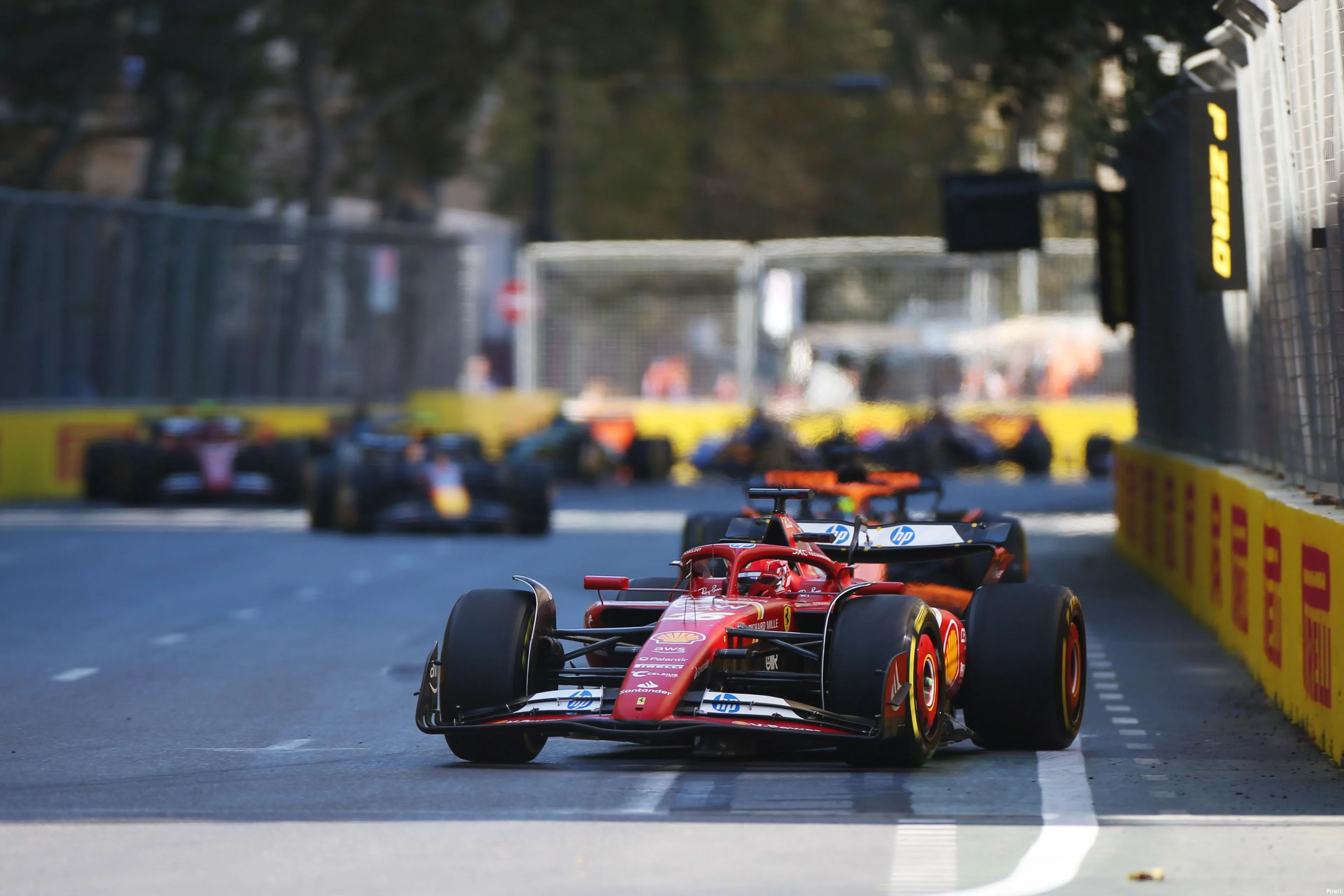 charles leclerc ferrari 1 sunday baku 2024