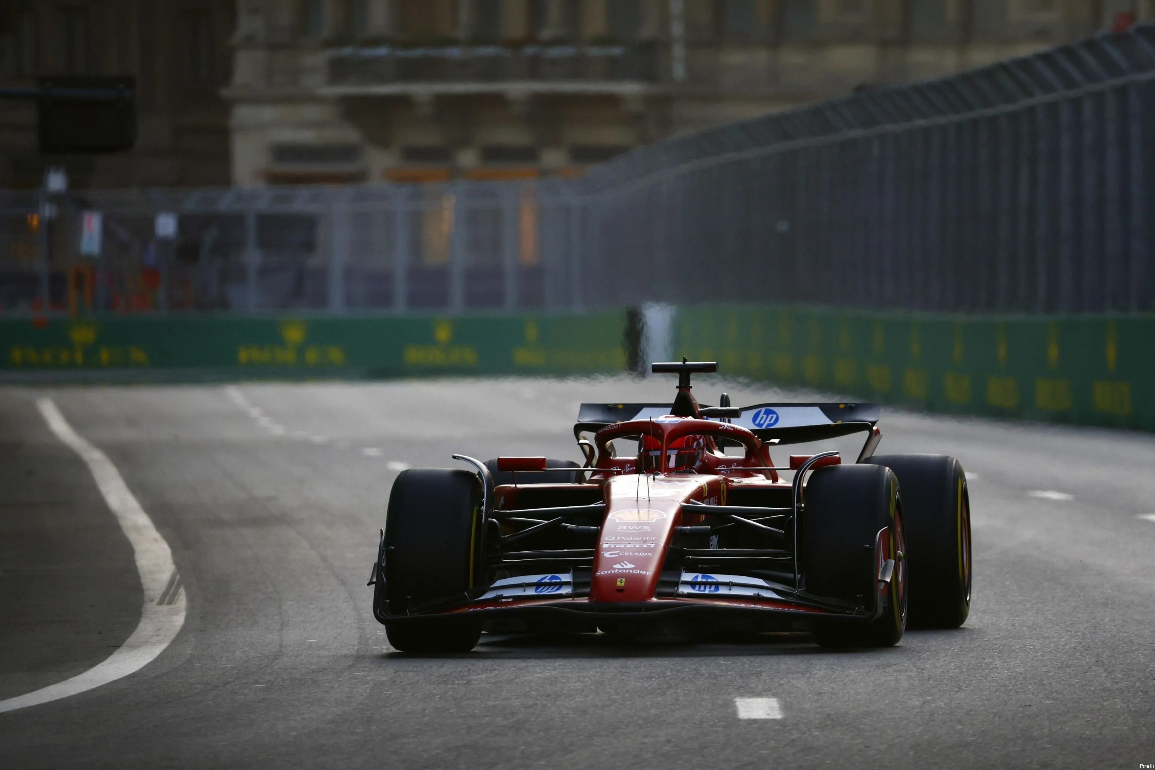 charles leclerc ferrari 27 friday baku 2024