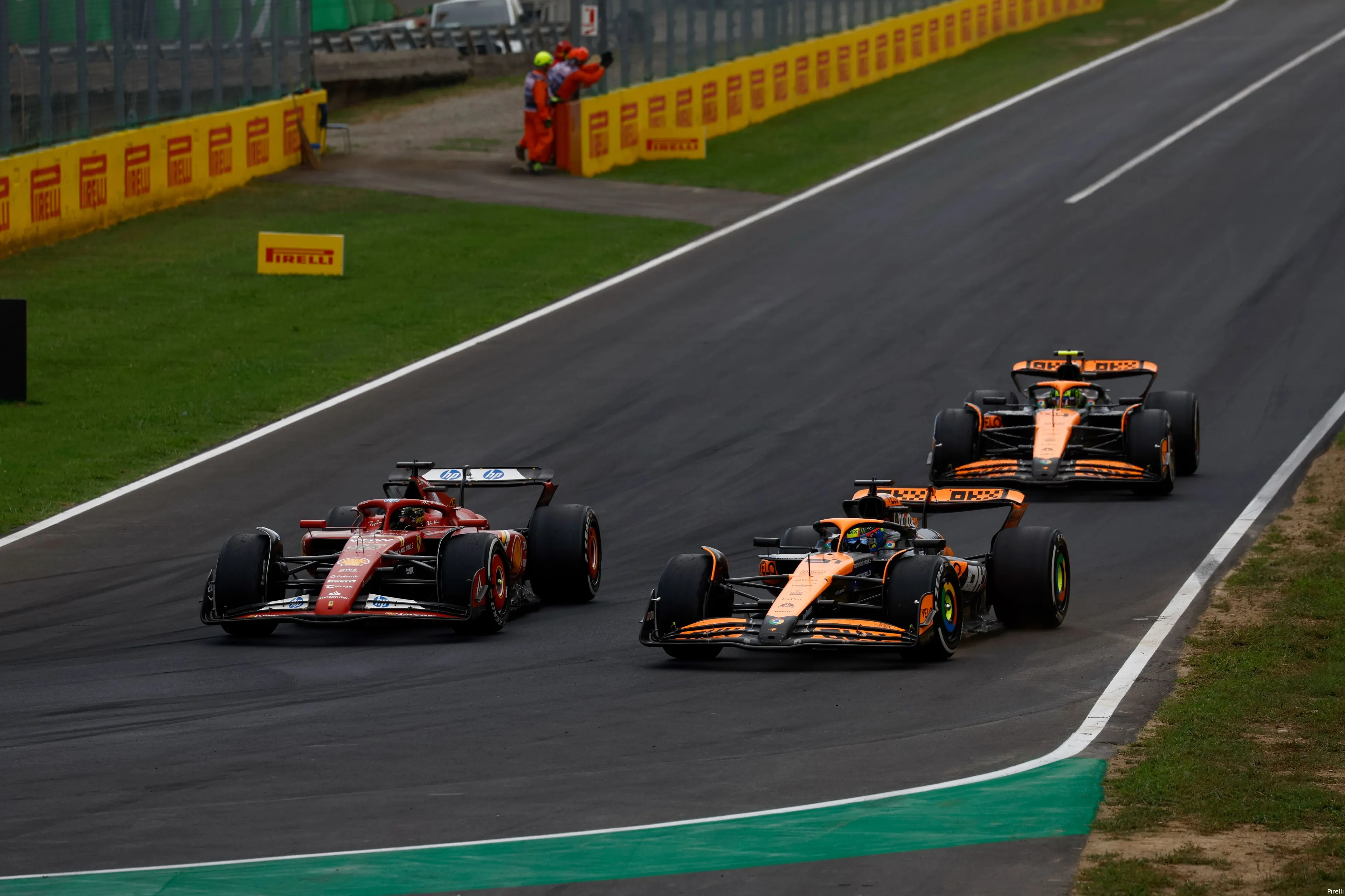 charles leclerc oscar piastri lando norris mclaren ferrari 24 sunday monza 2024