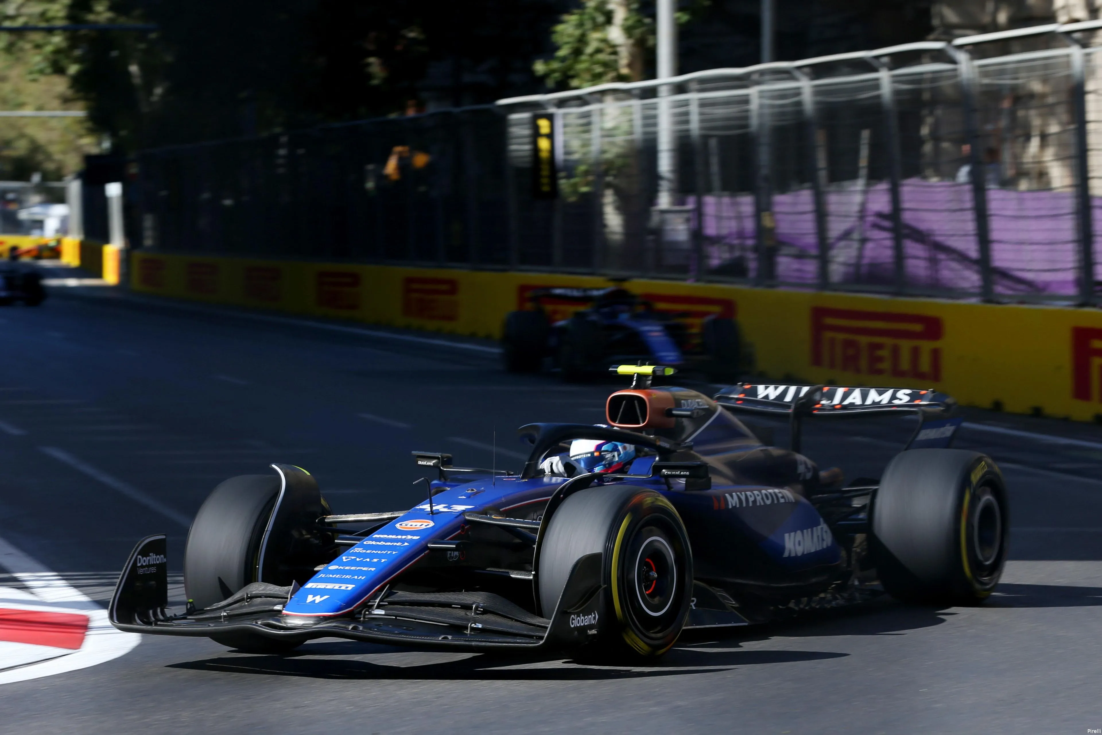 williams franco colapinto pirelli gp azerbeidzjan 2024 zondag