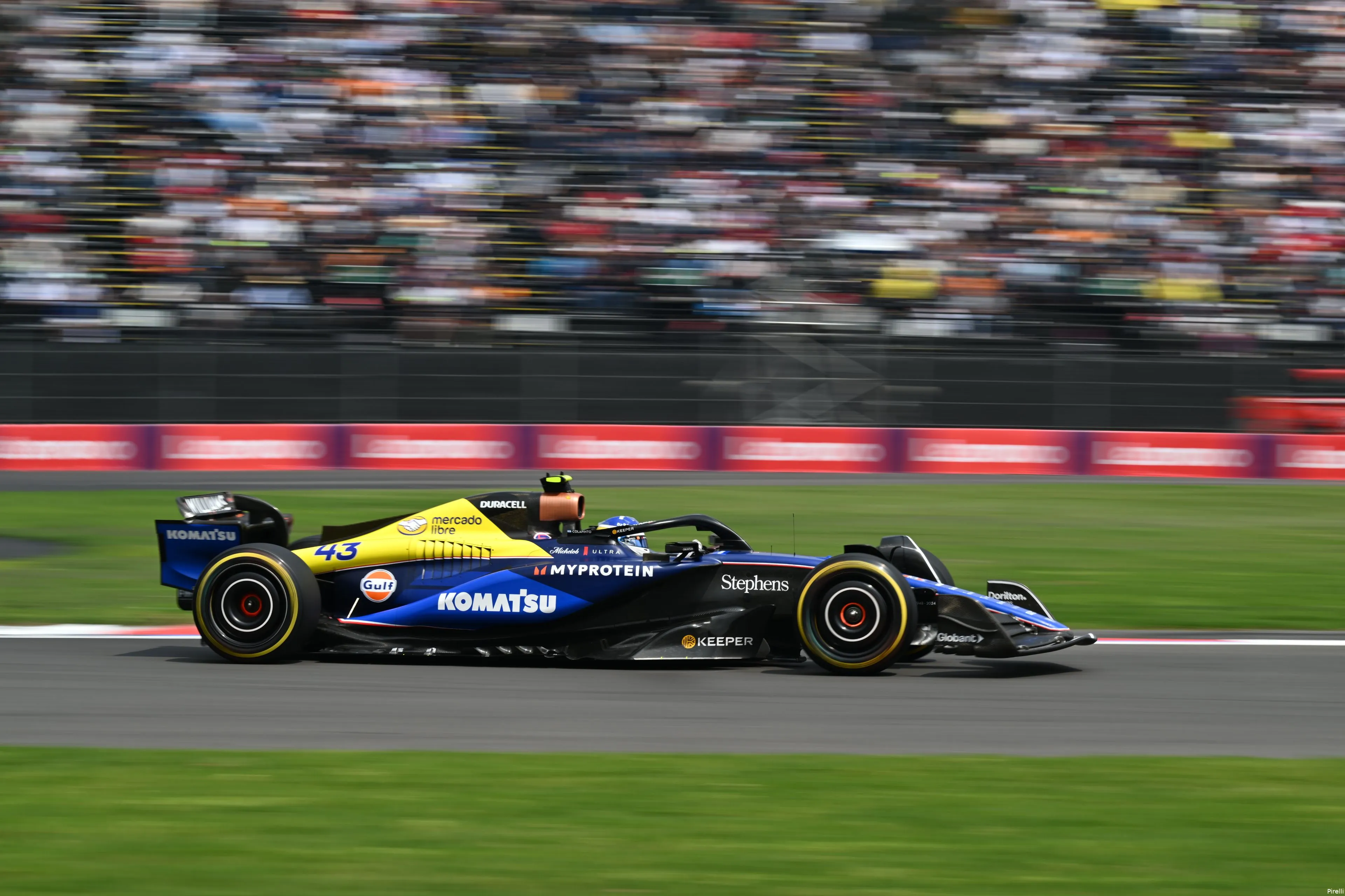 pirelli gp mexico 2024 zaterdag williams franco colapinto