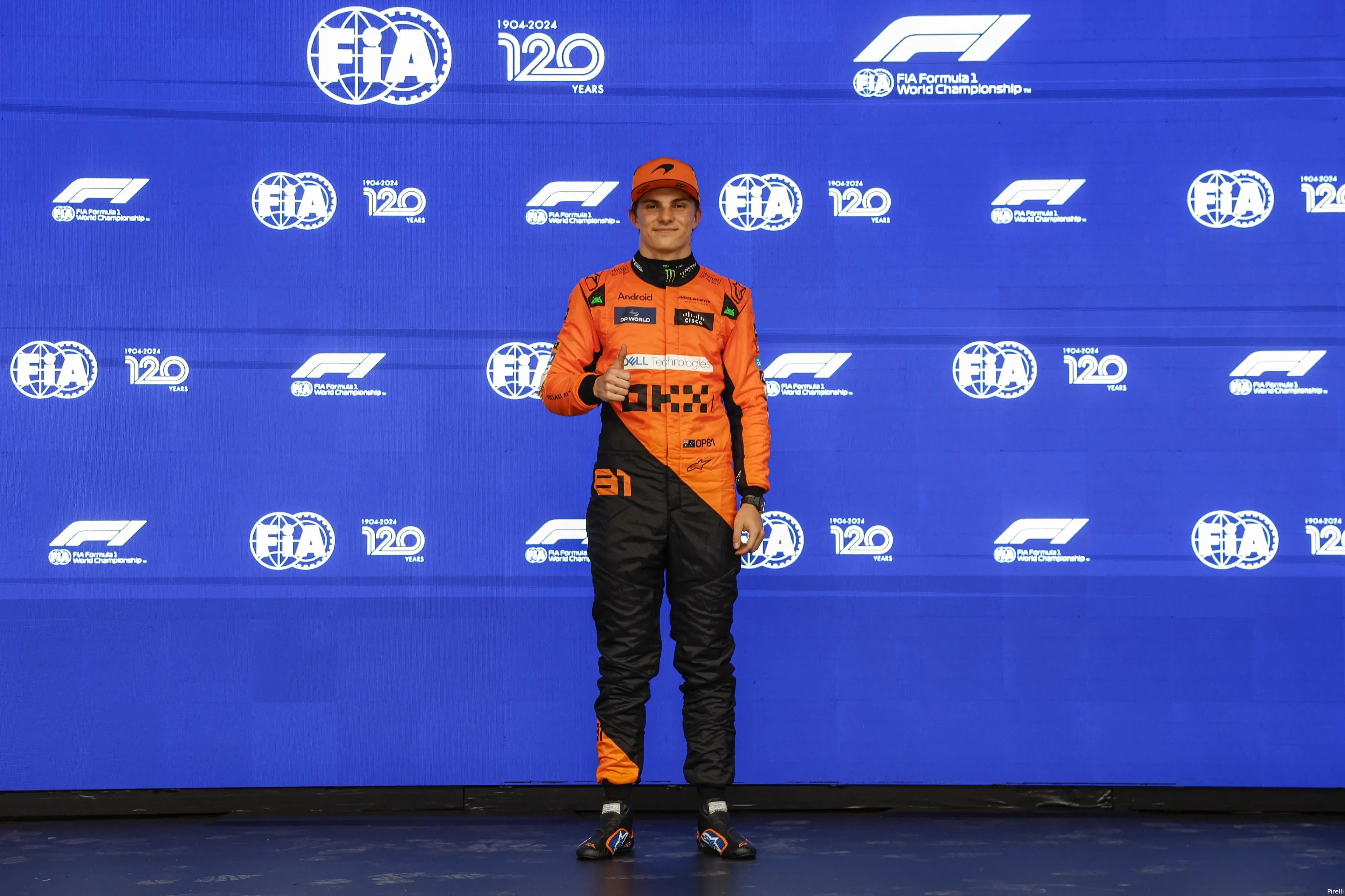 oscar piastri sprintpole 2024 brazilie mclaren