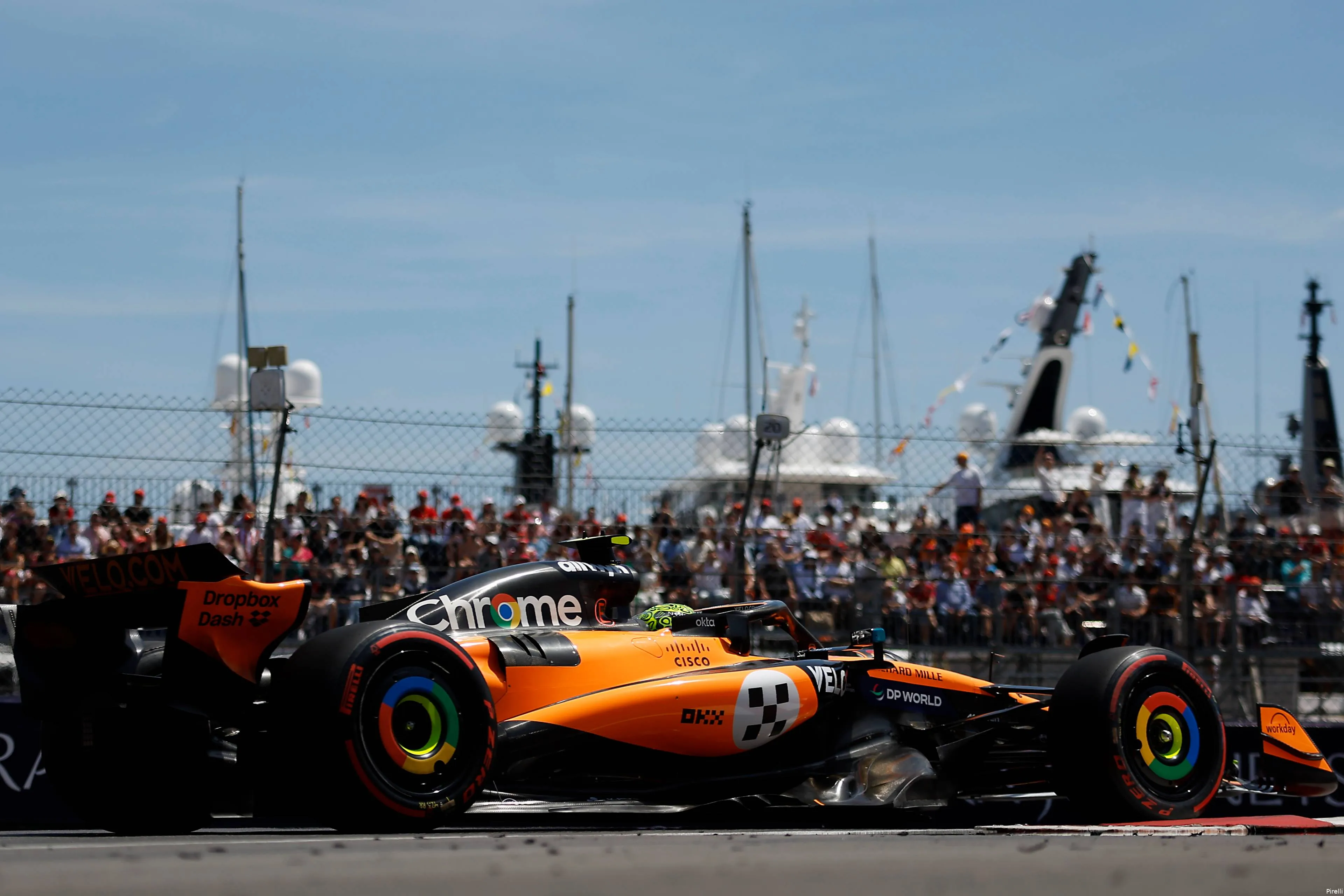 mclaren lando norris pirelli gp monaco 2025 zaterdag