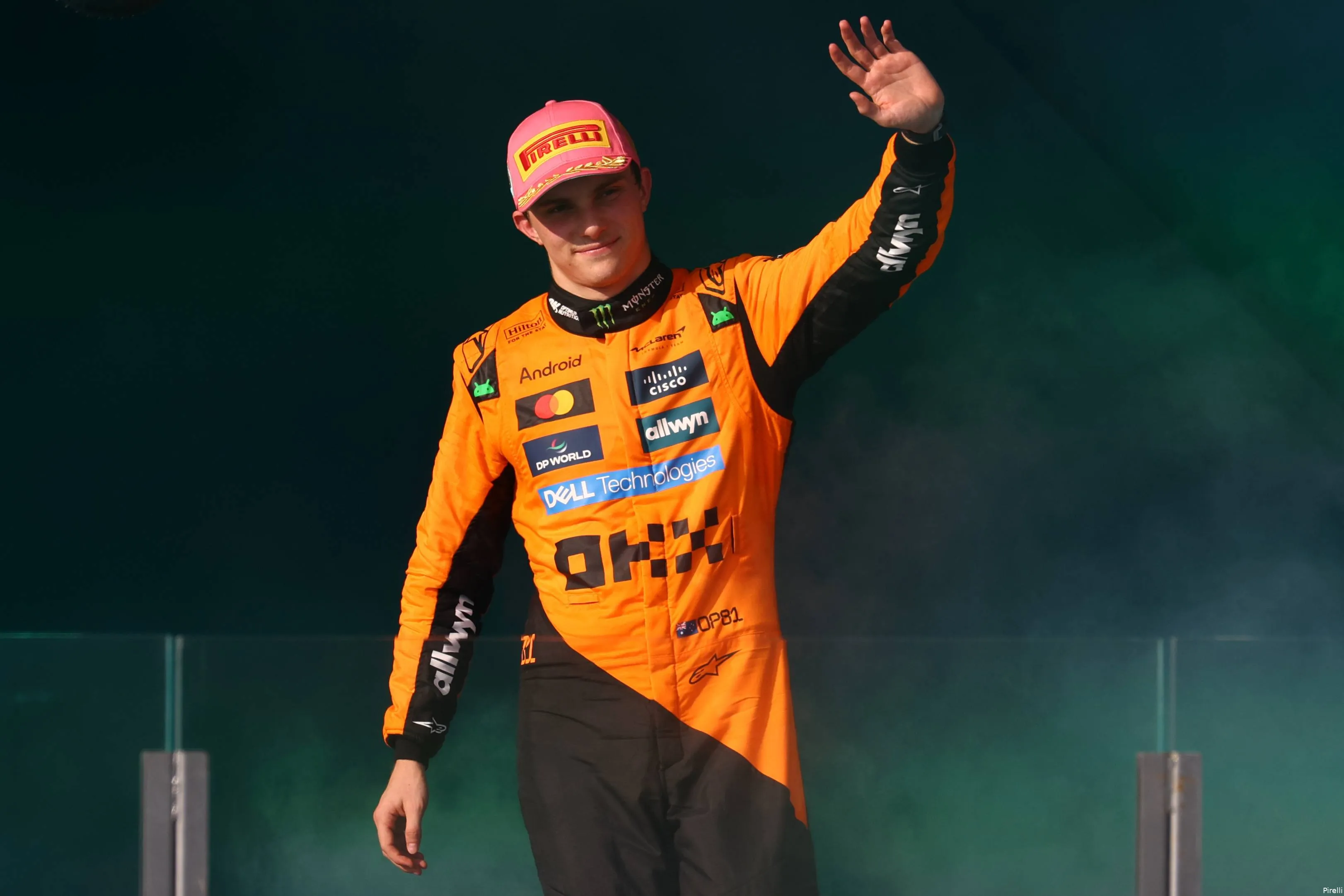 pirelli mclaren oscar piastri miami gp 2025 zondag podium