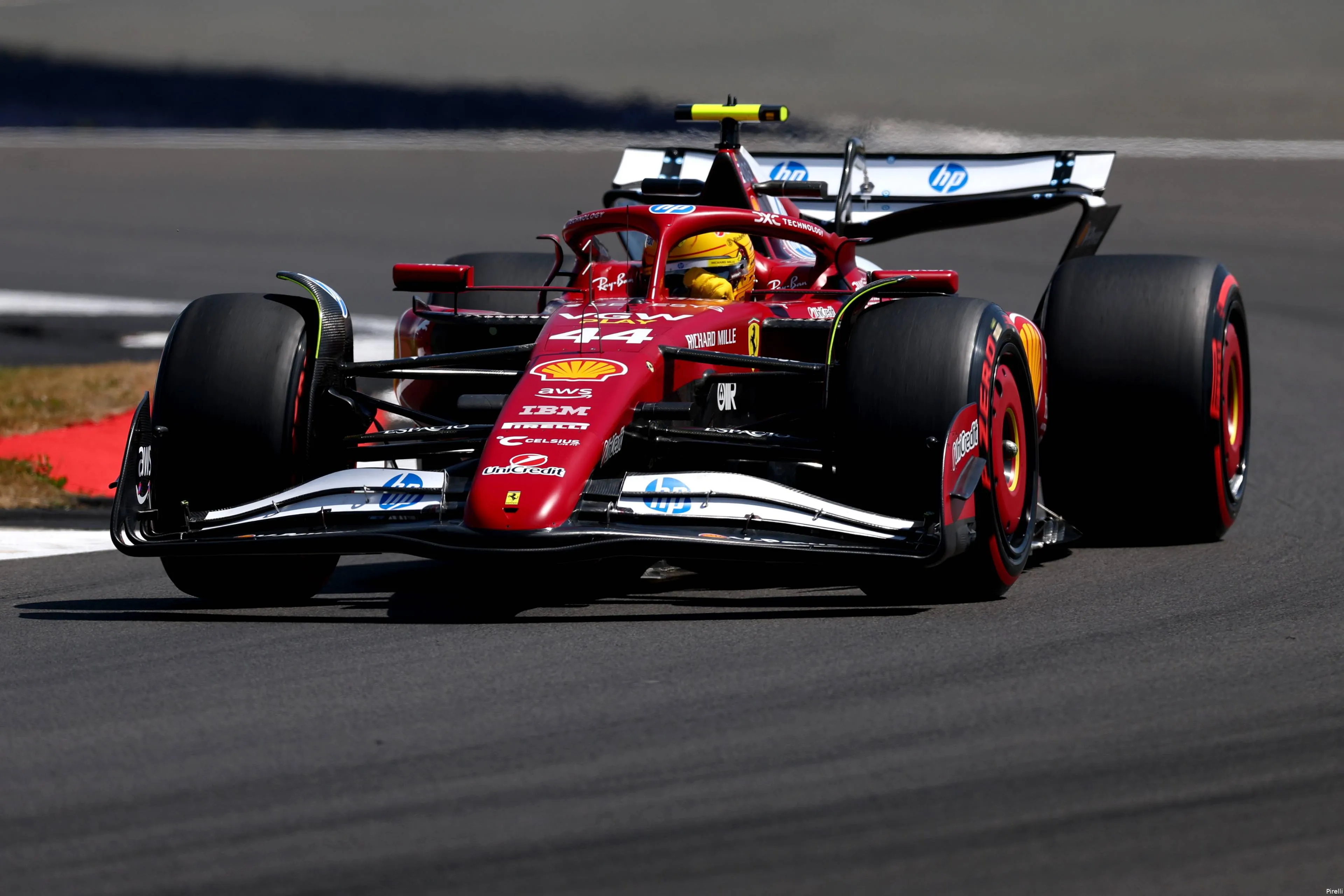 ferrari lewis hamilton 5 friday silverstone 2025