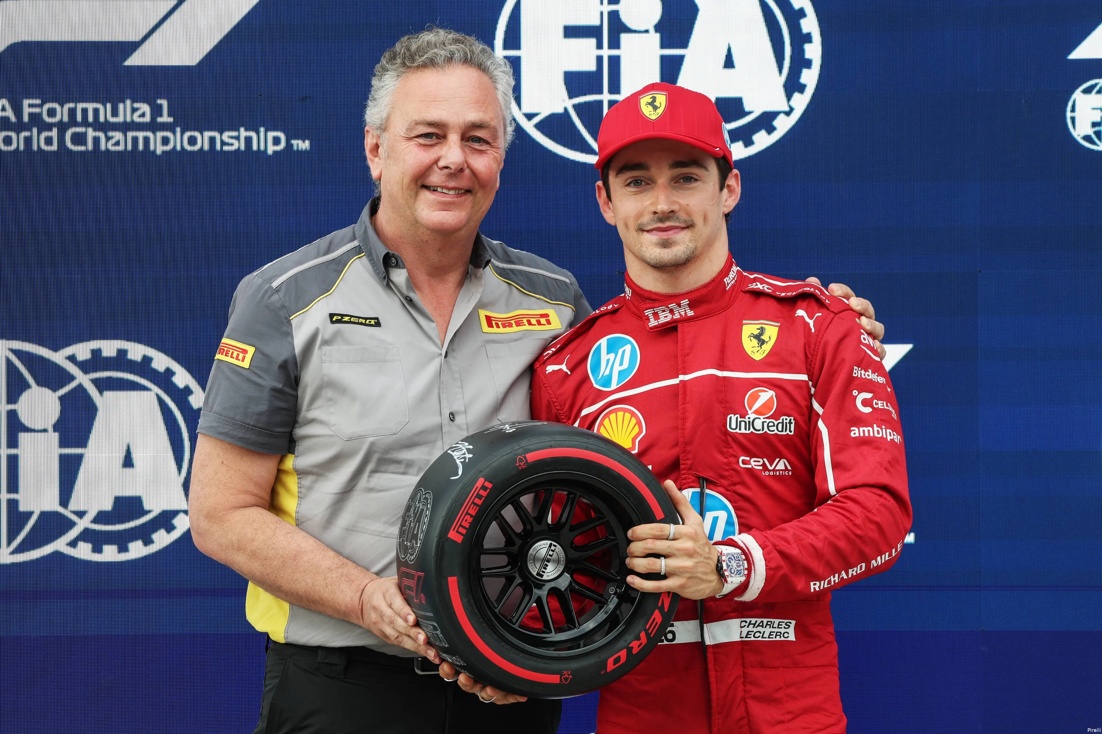 pirelli-charles-leclerc-ferrari-mario-isola-poleposition-gp-hongarije-2025-zaterdag