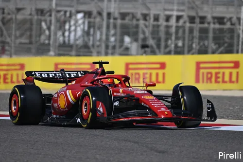 charles leclerc ferrari wintertest bahrein 2024