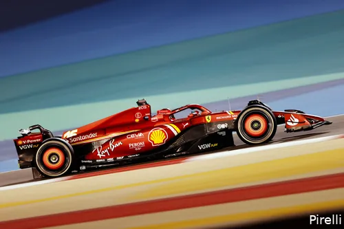 sainz leclerc bahrein ferrari 2024