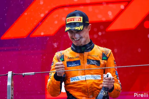 lando norris podium china 2024