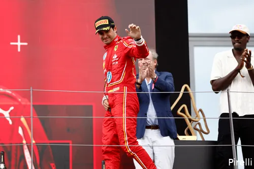 Sainz pakte de derde plek tijdens de Grand Prix van Oostenrijk.&nbsp;