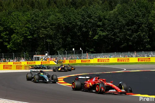 ferrari mercedes russell leclerc 2024 belgie