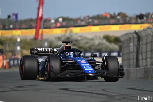 <i>Alexander Albon zorgde voor een stunt.</i>