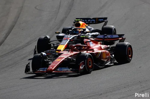 <i>Pérez en Sainz hebben het wel vaker met elkaar aan de stok.</i>