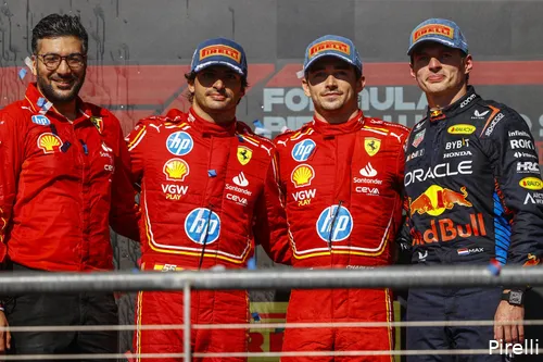 max verstappen charles leclerc carlos sainz red bull racing ferrari podium austin 2024