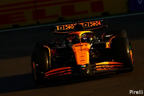 Oscar Piastri, uitgeschakeld in Q1, Mexico 2024.