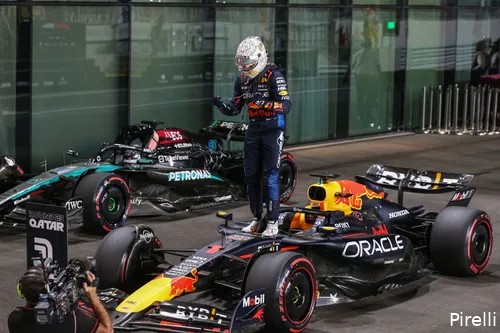<i>Verstappen denkt poleposition te pakken.</i>