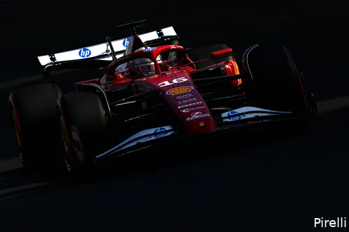 <i>Ferrari had een goed tempo in de race.</i>
