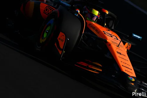 <i>Piastri wint de Grand Prix van China.</i>