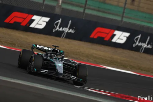 pirelli geroge russell mercedes zondag gp china 2025 2