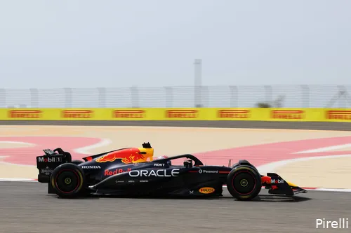 pirelli max verstappen red bull racing testdag 3 bahrein 2025