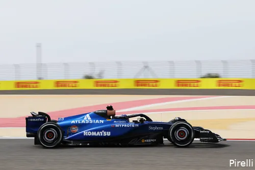 pirelli williams alexander albon testdag 3 bahrein 2025